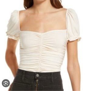 NWT Reformation Fallow Top Cream